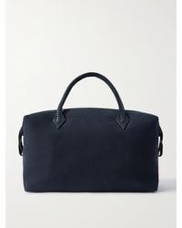 Metier - Vérité City Braided Leather-Trimmed Nubuck Tote - Lyst