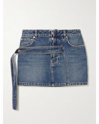 Jean Paul Gaultier - Denim Mini Skirt - Lyst