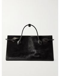 Alaïa - Le Teckel Large Leather-Trimmed Calf Hair Tote - Lyst