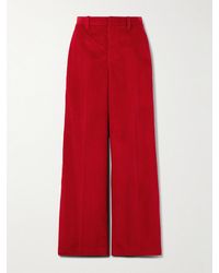 Brunello Cucinelli - Cotton-Corduroy Wide-Leg Pants - Lyst
