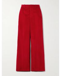 Brunello Cucinelli - Hose Mit Weitem Bein Aus Baumwollcord - Lyst