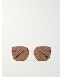 Fendi - Square-Frame-Tone Sunglasses - Lyst