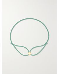 Octavia Elizabeth - Net Sustain Parachute Nesting Gem Armband Aus Kordel Mit Detail Aus Recyceltem 18 Karat Und Diamant - Lyst