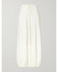Co. - Gathered Crepe Bubble Maxi Skirt - Lyst