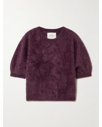 Lisa Yang - Juniper Pullover Aus Gebürstetem Kaschmir - Lyst