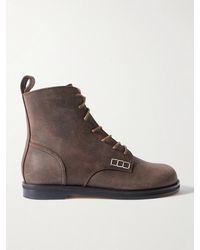 JW Anderson - Loafer Suede Ankle Boots - Lyst