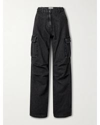 Coperni - High-Rise Wide-Leg Cargo Jeans - Lyst