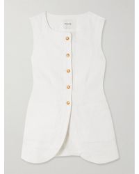 Posse - Emma Linen Vest - Lyst