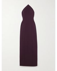 Solace London - Senna Strapless Crepe Maxi Dress - Lyst