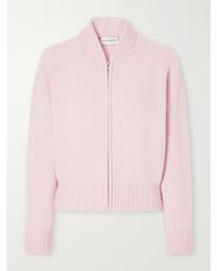 High Sport - Velma Wool And Cashmere-Blend Zip-Up Cardigan - Lyst