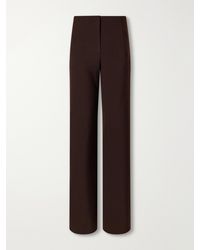 Veronica Beard - Carys Crepe Straight-Leg Pants - Lyst