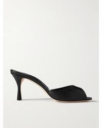 Manolo Blahnik - Jada 70 Leather Mules - Lyst