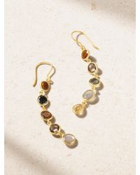 Pippa Small - 18-Karat Multi-Stone Earrings - Lyst