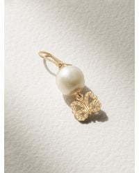 Alison Lou - Butterfly Streamer 14-Karat Pearl Single Earring - Lyst