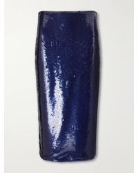 Tom Ford - Sequined Tulle Midi Skirt - Lyst