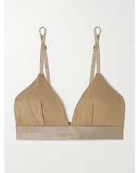 CDLP - Net Sustain Stretch-Tencel Lyocell Soft-Cup Triangle Bra - Lyst