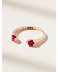 Anita Ko - 18-Karat Rose Ruby Ring - Lyst