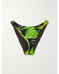 Louisa Ballou - Printed Stretch Bikini Briefs - Lyst