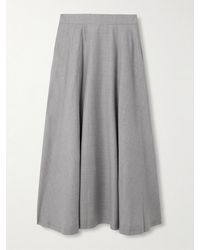 Sa Su Phi - Lauren Frayed Wool Maxi Skirt - Lyst