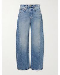 B Sides - Slim Lasso Mid-Rise Wide-Leg Jeans - Lyst