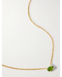Loren Stewart - Collier En Or 10 Carats (416/1000) Et Agate Baby - Lyst