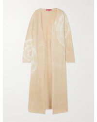 The Elder Statesman - Spiral City Cardigan Aus Einer Merinowoll-Kaschmirmischung Mit Batikmuster - Lyst
