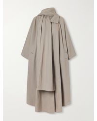 Magda Butrym - Scarf-Detailed Cotton-Blend Trench Coat - Lyst