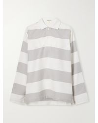 Marrakshi Life - The Rugby Striped Cotton Oxford Shirt - Lyst