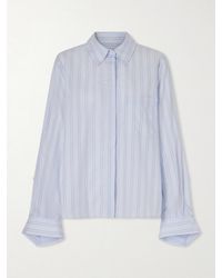 Twp - Boyfriend Striped Cotton Shirt - Lyst