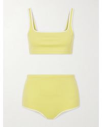 AURALEE - Wool-Blend Jersey Bikini - Lyst