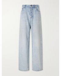 Balenciaga - Straight-Leg Cotton Denim Pants - Lyst