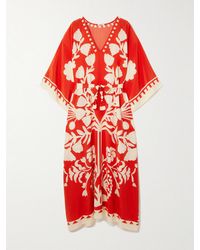 Eres - Holi Belted Printed Silk Crepe De Chine Cover-Up - Lyst