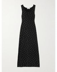 Altuzarra - Geordie Crystal-Embellished Jersey Midi Dress - Lyst
