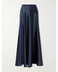 Heirlome - Antonia Silk-Satin Maxi Skirt - Lyst