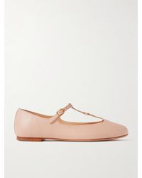 Chloé - Marcie Ballerinas Aus Leder Mit Verzierung - Lyst