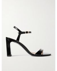 Stuart Weitzman - Babette Patent-Leather Sandals - Lyst