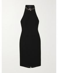 Givenchy - Embellished Cutout Crepe Dress - Lyst