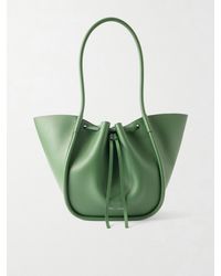 Proenza Schouler - Large Ruched Textured-Leather Tote - Lyst