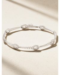 Melissa Kaye - Lola Needle Linked 18-Karat Diamond Bracelet - Lyst