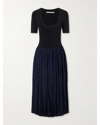 Maria McManus - Ribbed Woven Midi Dress - Lyst
