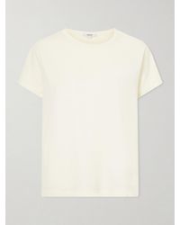 Agolde - Adine Long Cotton-Jersey T-Shirt - Lyst