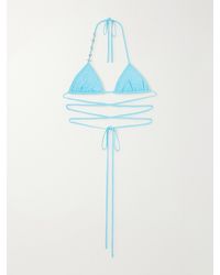 Loewe - Paula's Ibiza Jacquard Bikini Top - Lyst