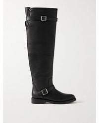 Jonathan Simkhai - Noah Buckled Leather Over-The-Knee Boots - Lyst