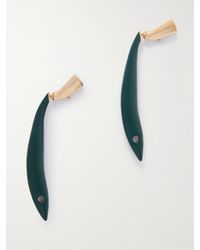 Bottega Veneta - Sardine-Tone Enamel Earrings - Lyst