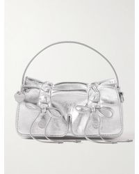 Acne Studios - Multipocket Micro Metallic Leather Shoulder Bag - Lyst