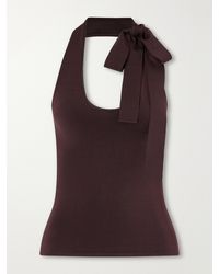 Zimmermann - Fairlight Jersey Halterneck Top - Lyst