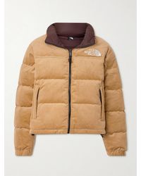 The North Face - Nuptse Reversible Quilted Cotton-Blend Corduory And Recycled-Ripstop Down Jacket - Lyst