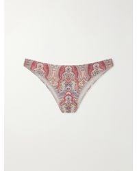 Zimmermann - Fairlight Paisley-Print Bikini Briefs - Lyst