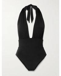 Max Mara - Beachwear Halterneck Swimsuit - Lyst