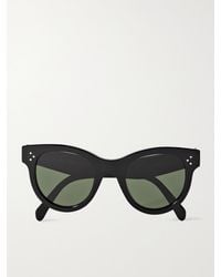 Celine - Round-Frame Acetate Sunglasses - Lyst